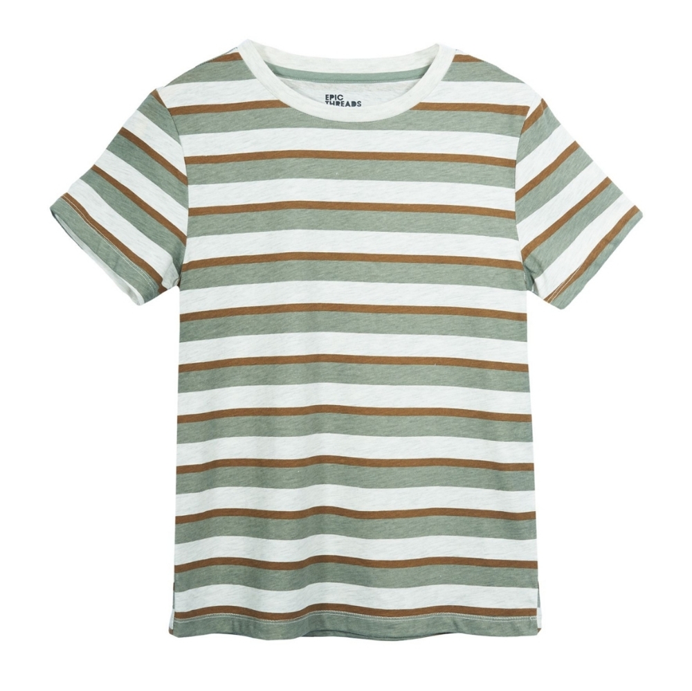 Big Boys Short Sleeve Striped T-shirt